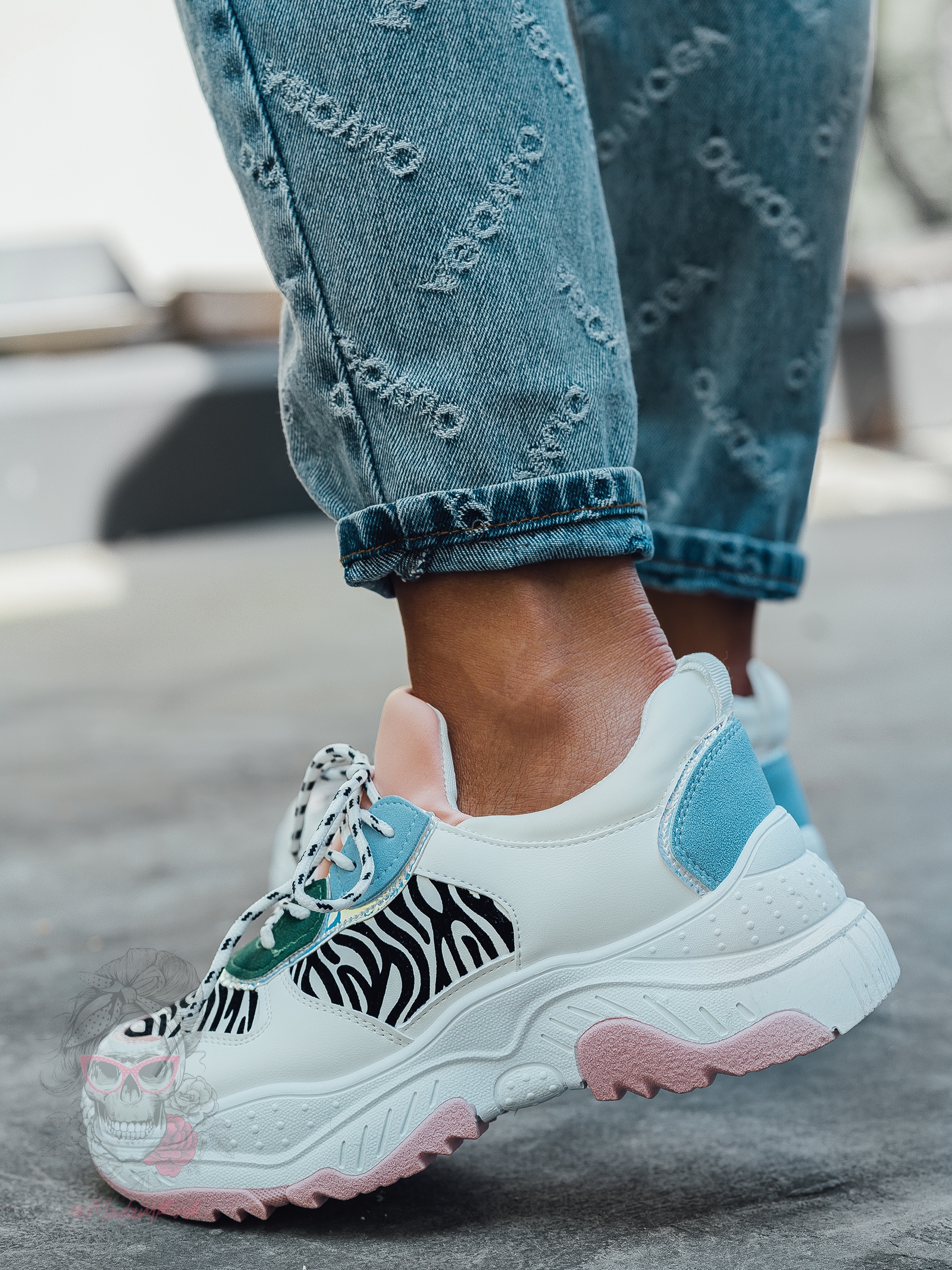 Buty sportowe Madam Mufix II białe Buty sportowe Madam Mufix II białe