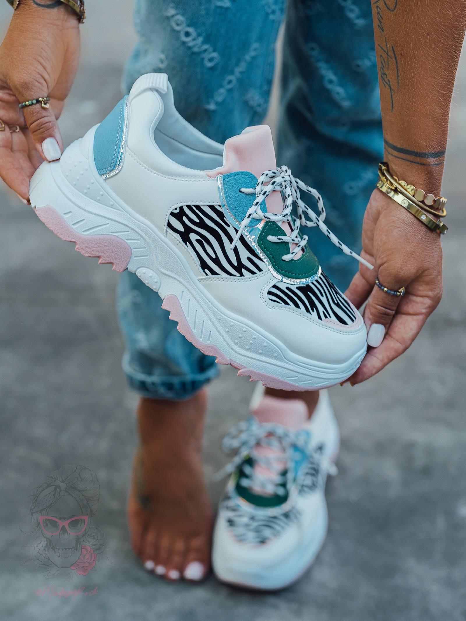 Buty sportowe Madam Mufix II białe