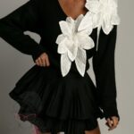 Spódniczko-spodenki Faliss czarne