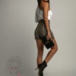 Spódniczko-spodenki Tetera w panterkę