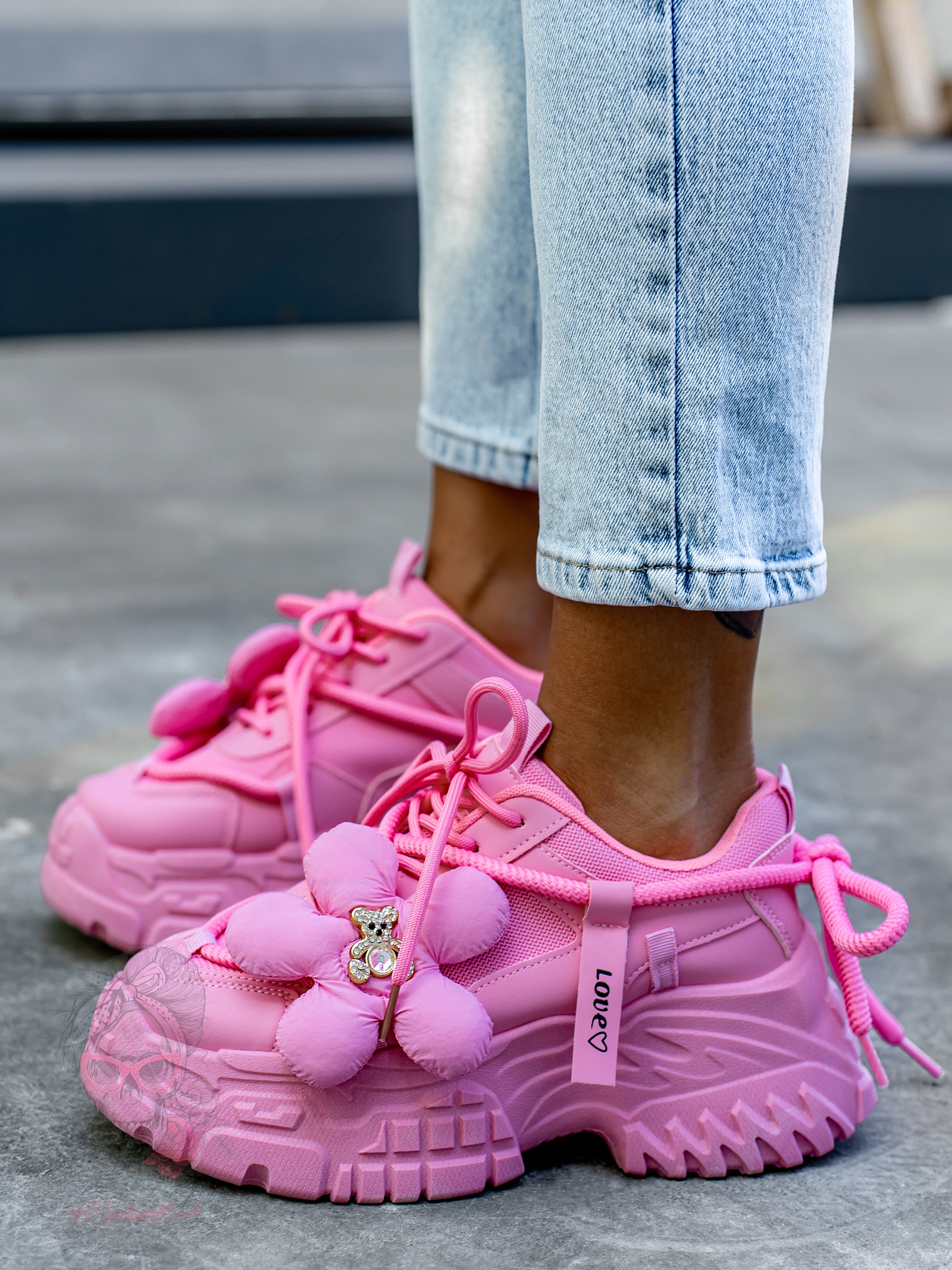 Buty sportowe Madam Vinno różowe Buty sportowe Madam Vinno różowe