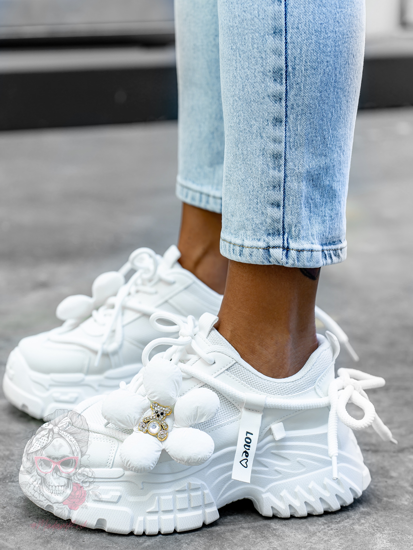 Buty sportowe Madam Vinno białe