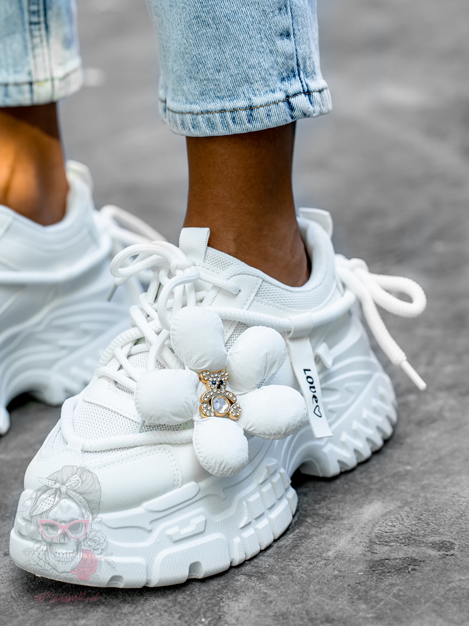 Buty sportowe Madam Vinno białe