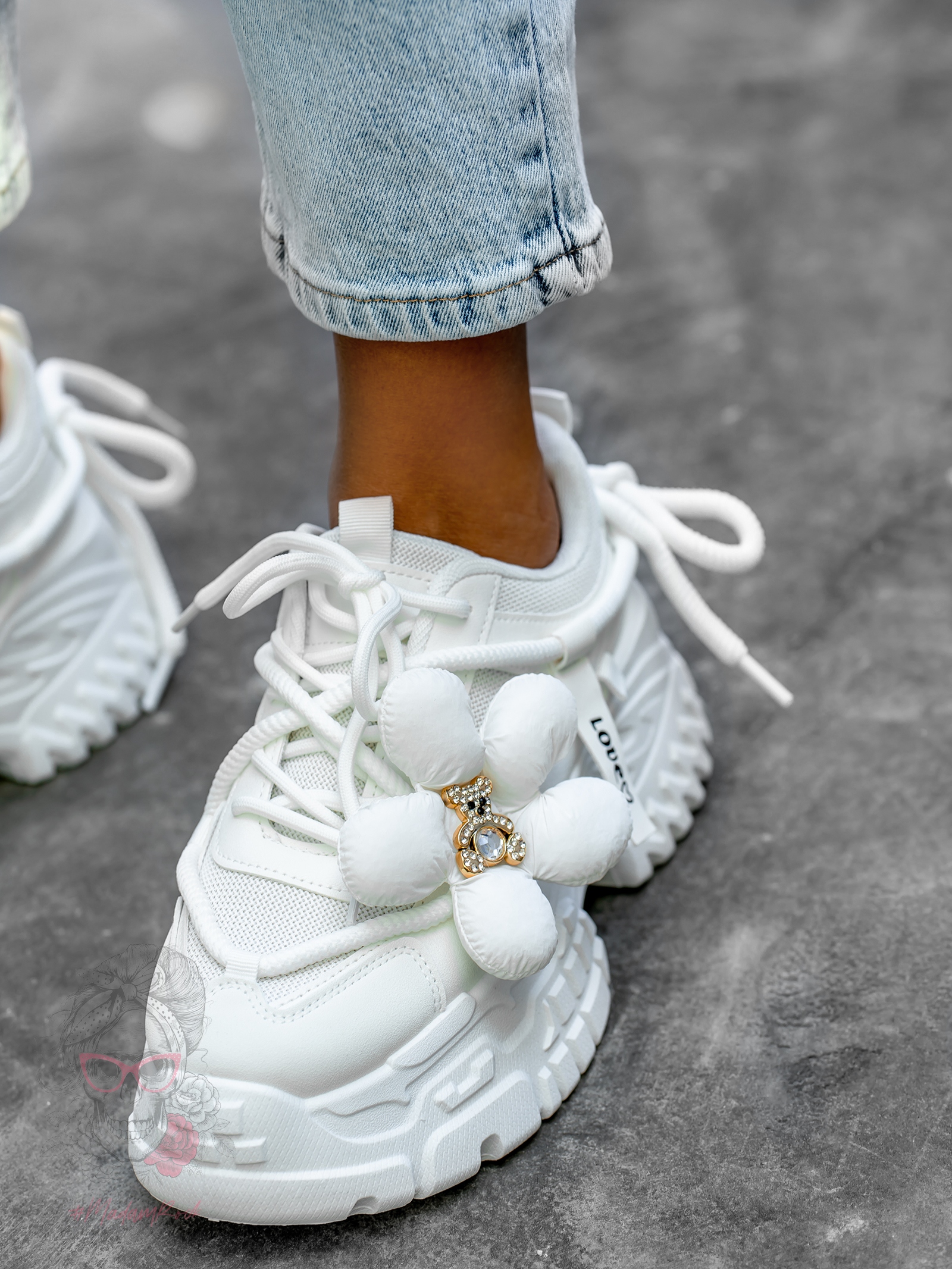 Buty sportowe Madam Vinno białe