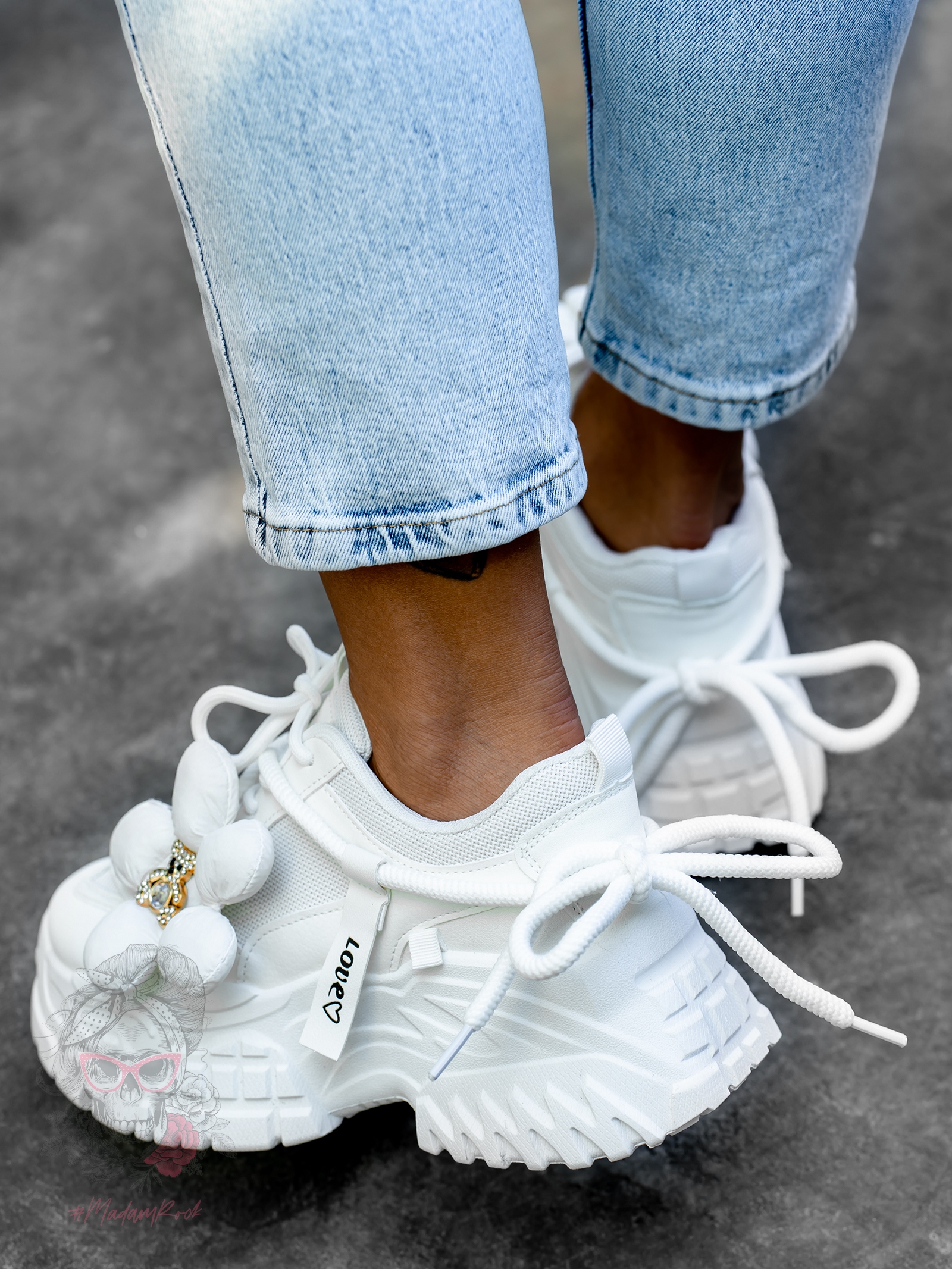 Buty sportowe Madam Vinno białe