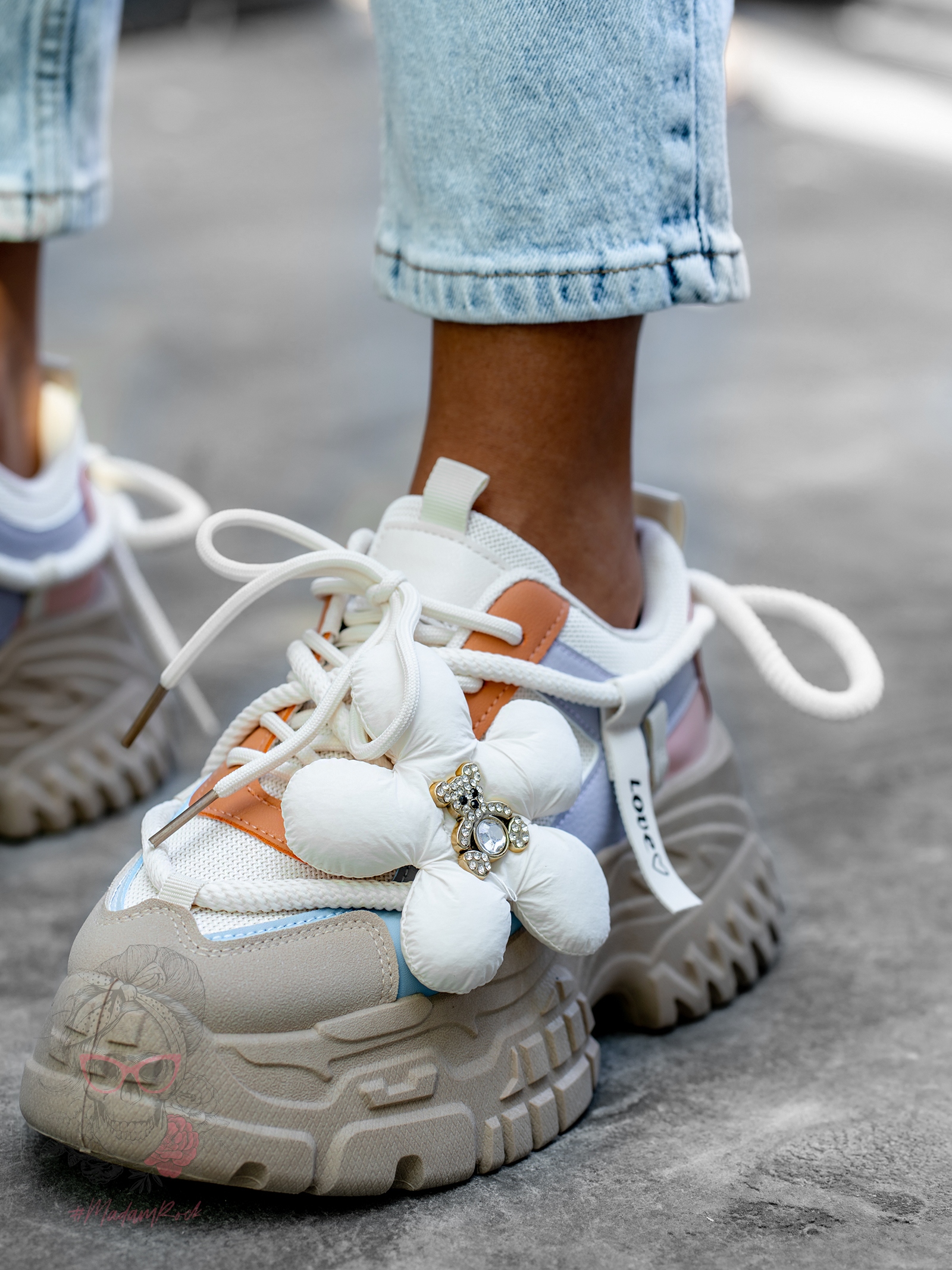 Buty sportowe Madam Vinno pomarańcz