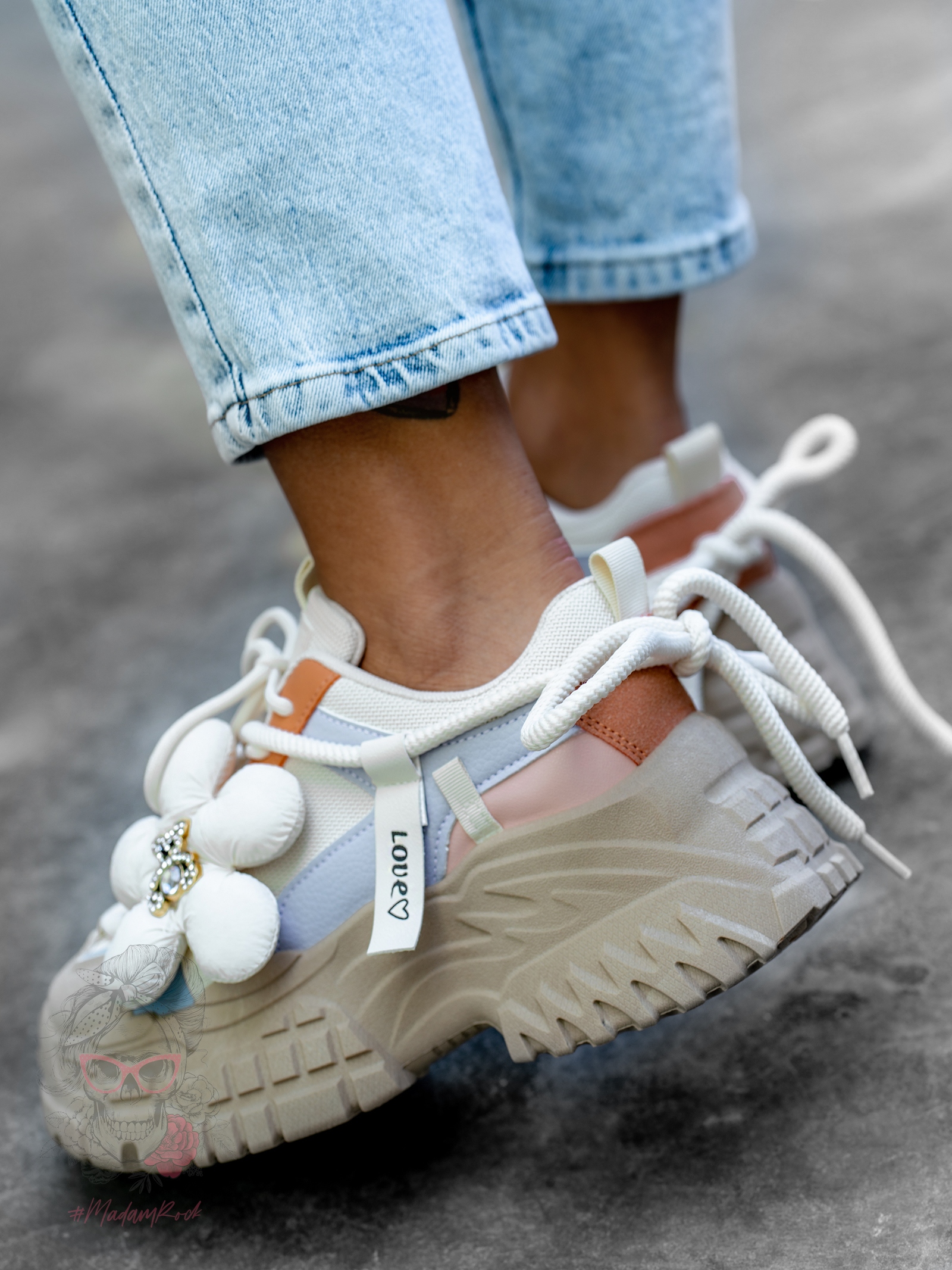 Buty sportowe Madam Vinno pomarańcz