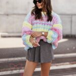 Sweter handmade Catalys pastelowy różowy