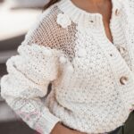 Sweter pleciony Balmis beżowy