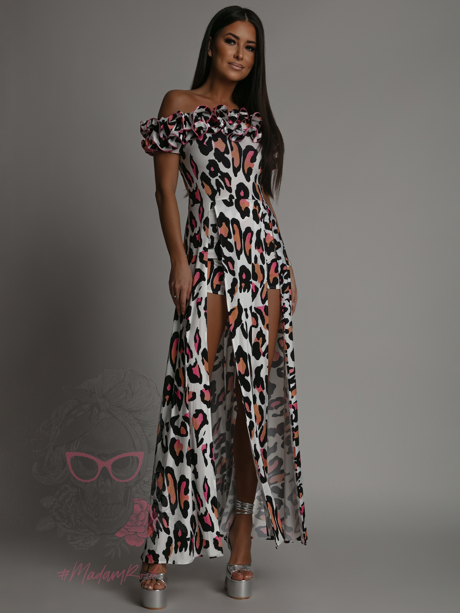 Komplet ze spódnicą maxi NB Daeno biały Komplet ze spódnicą maxi NB Daeno biały