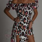 Komplet ze spódnicą maxi NB Daeno biały