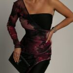 Sukienka asymetryczna NB Onels czarna