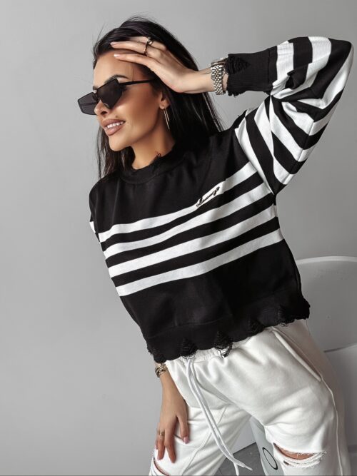 Sweter oversize REGA OLAVOGA czarny