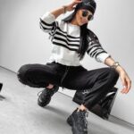 Sweter oversize REGA OLAVOGA ecru