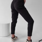 Spodnie jeansowe z efektem sprania RUBIS OLAVOGA czarne