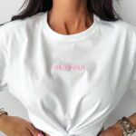 T-shirt bawełniany FLOSSY OLAVOGA biały