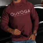 Bluza męska crewneck Aiden Ola Voga bordowa