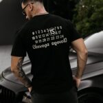 T-shirt męski slim fit VEGOSH OLAVOGA czarny