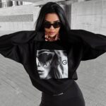 Bluza damska oversize MODESTO OLAVOGA czarna