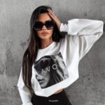 Bluza damska oversize MODESTO OLAVOGA ecru