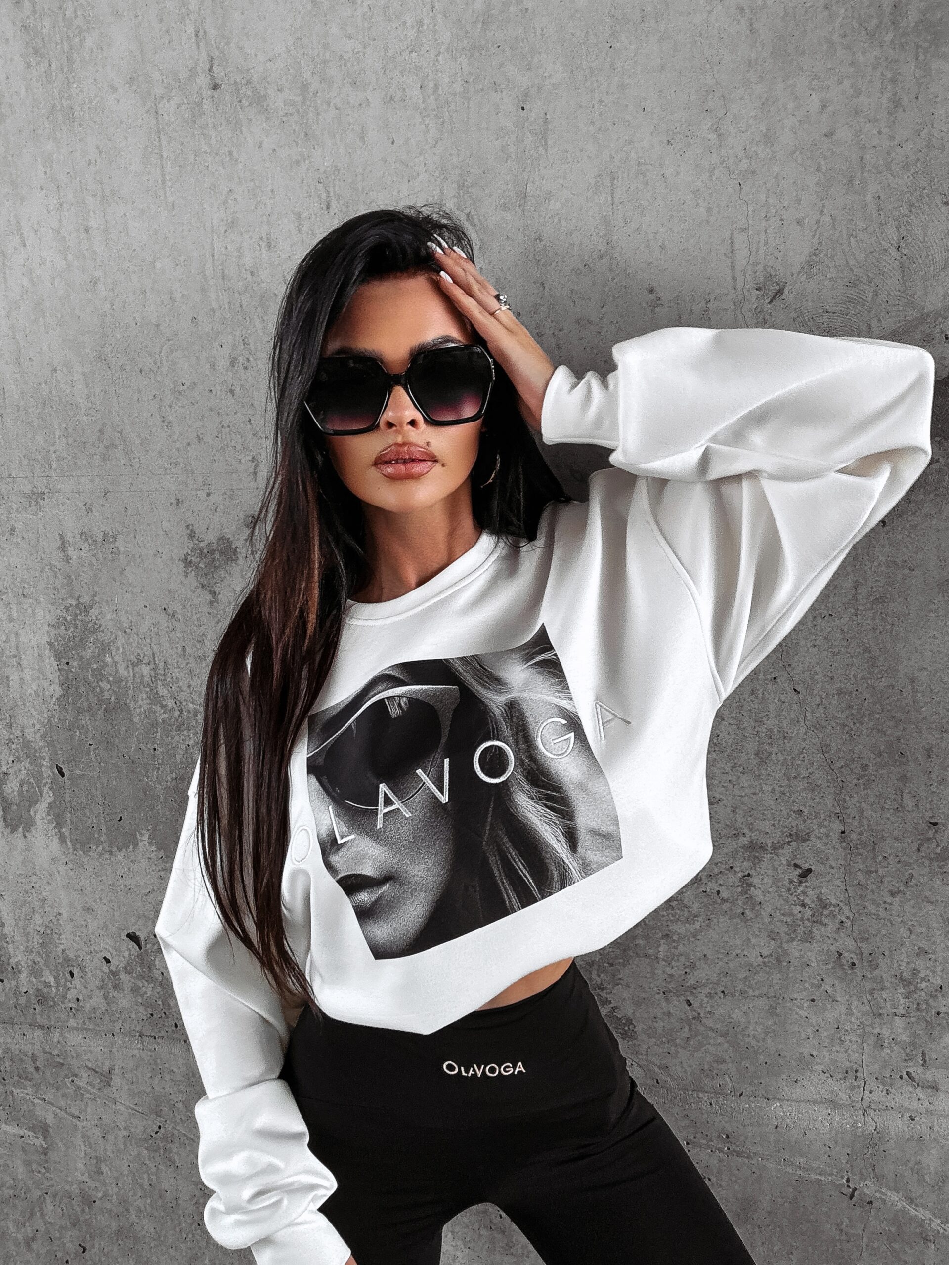 Bluza damska oversize MODESTO OLAVOGA ecru