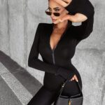 Kombinezon dopasowany elastyczny MILLS OLAVOGA czarny