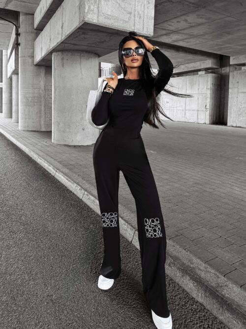 Komplet casualowy damski PALOMA OLAVOGA czarny