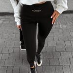 Legginsy klasyczne z wysokim stanem CARPP OLAVOGA czarne