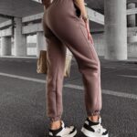 Spodnie dresowe damskie EVOLVE OLAVOGA kakao