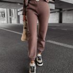 Spodnie dresowe damskie EVOLVE OLAVOGA kakao