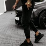 Spodnie sportowe męskie OCCONE OLAVOGA czarne