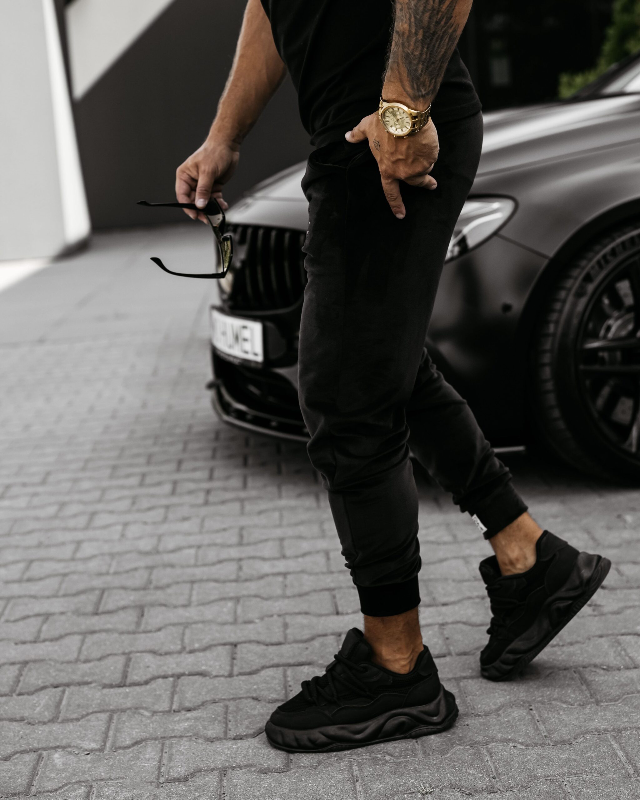 Spodnie sportowe męskie OCCONE OLAVOGA czarne