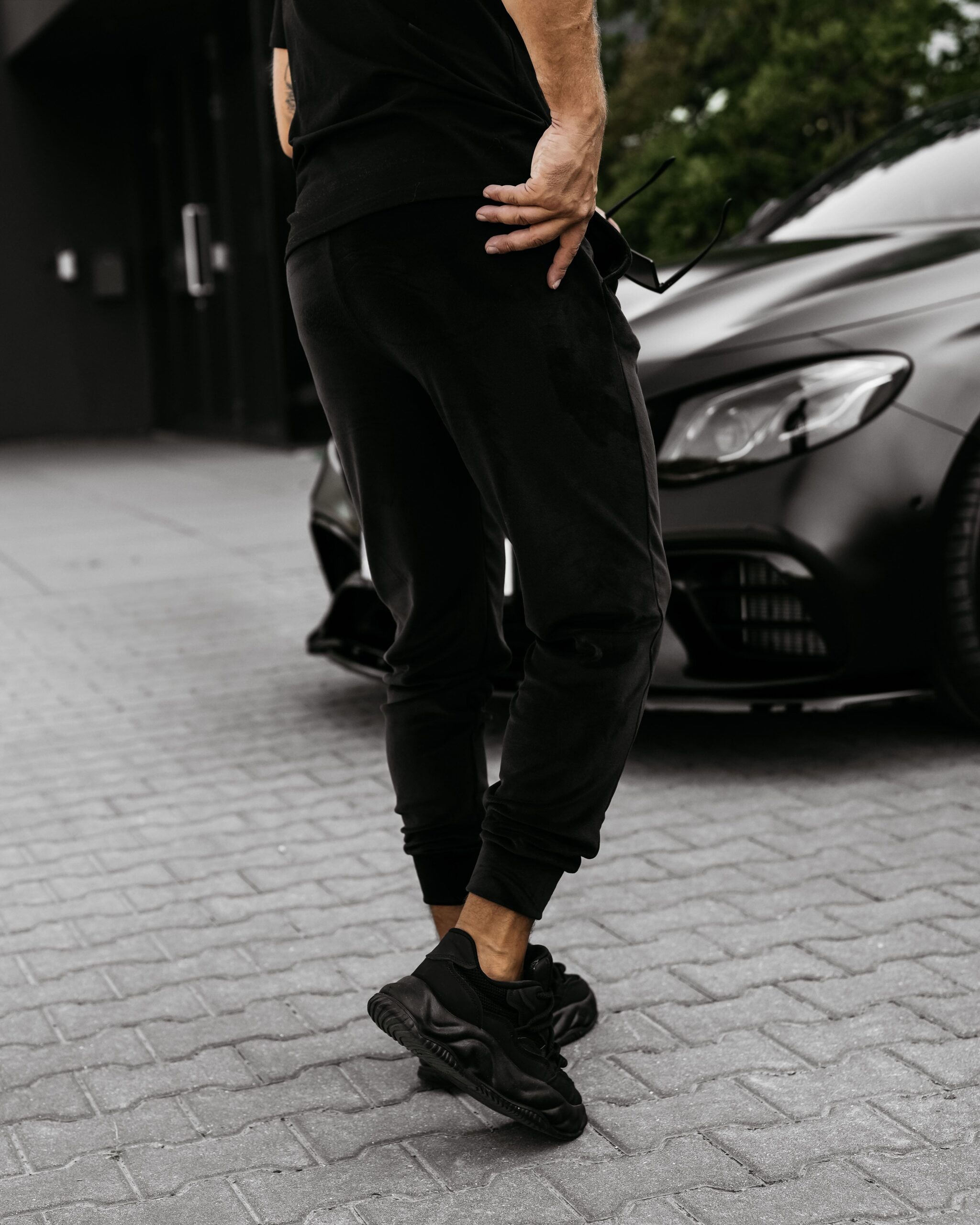 Spodnie sportowe męskie OCCONE OLAVOGA czarne