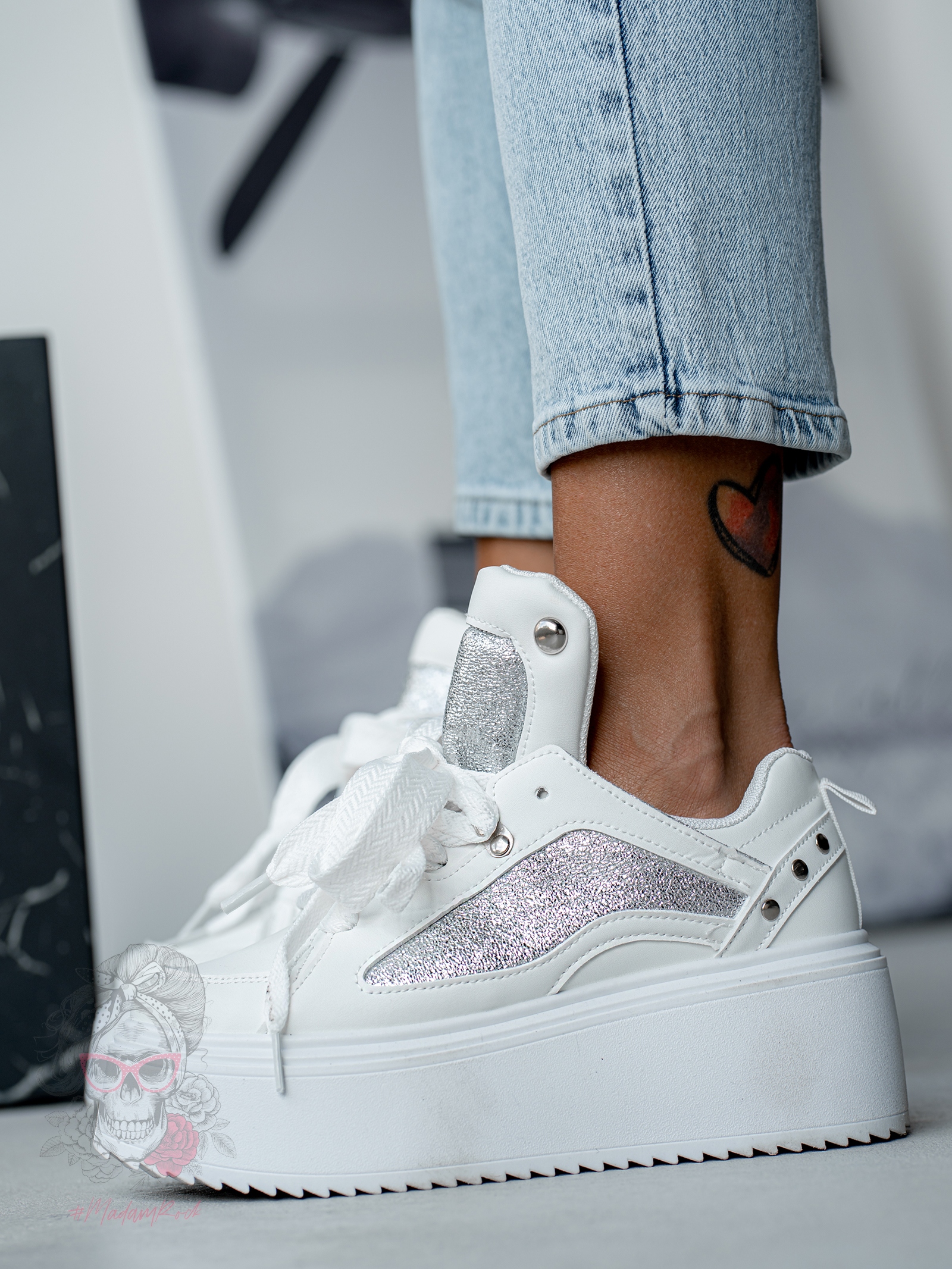 Buty sportowe Madam Toppi białe