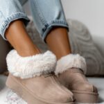 Botki wsuwane Madam Fifi latte