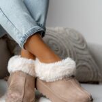 Botki wsuwane Madam Fifi latte