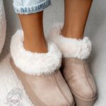 Botki wsuwane Madam Fifi latte