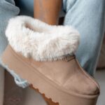 Botki wsuwane Madam Fifi latte