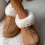 Botki wsuwane Madam Fifi karmelowe