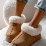 Botki wsuwane Madam Fifi karmelowe