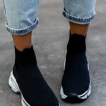 Botki skarpety Madam Rapido czarne