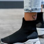 Botki skarpety Madam Rapido czarne