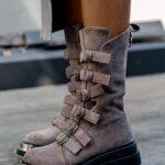 Workery z klamrami Rock Intrygo mocca