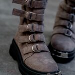 Workery z klamrami Rock Intrygo mocca