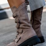 Workery z klamrami Rock Intrygo mocca