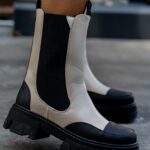 Botki motocyklowe Rock Mrok beżowe