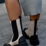 Botki motocyklowe Rock Mrok beżowe