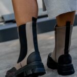 Botki motocyklowe Rock Mrok khaki