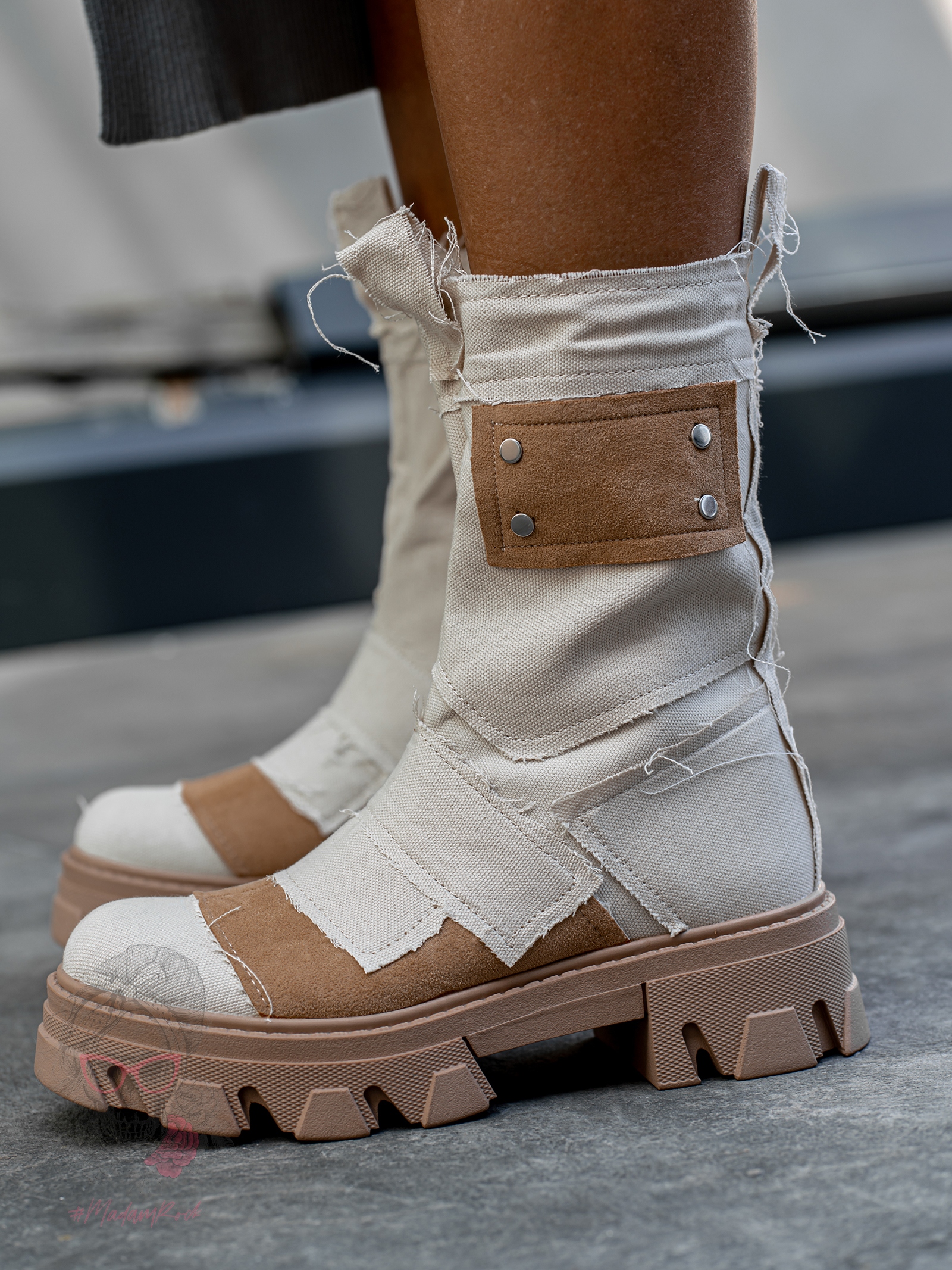 Trapery wiosenne Rock Relaxat beżowe