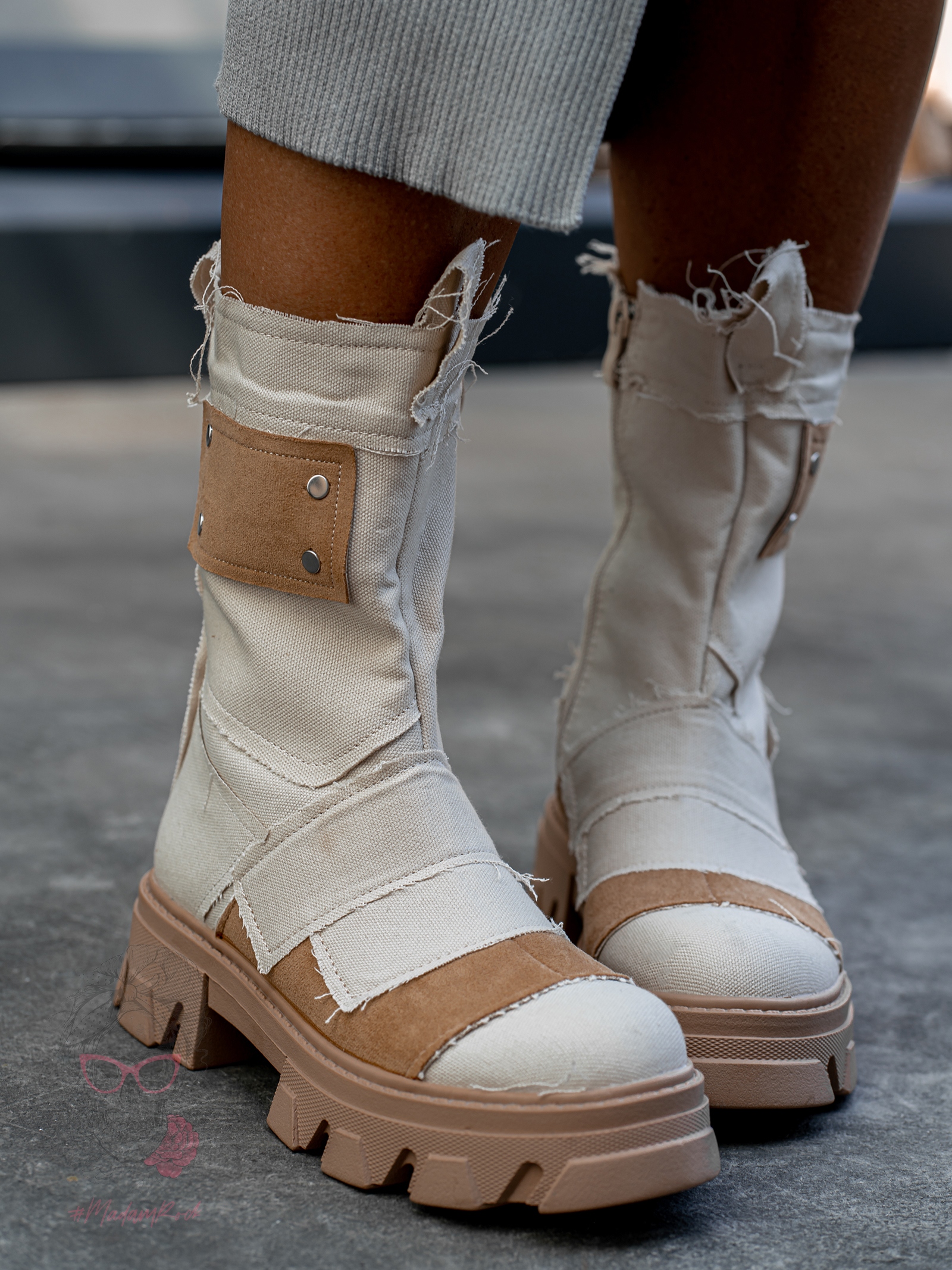 Trapery wiosenne Rock Relaxat beżowe